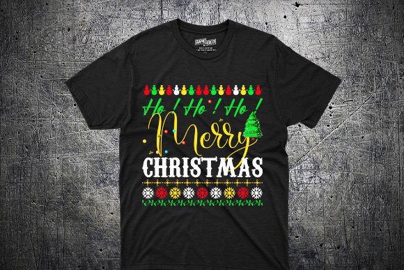Download Ho Ho Ho Merry Christmas Design Template - Christmas de Collection