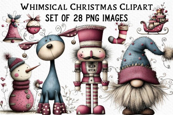 Download Whimsical Christmas Clipart - Clipart Collection