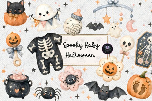 Download Spooky Baby Halloween Clipart - Clipart Collection