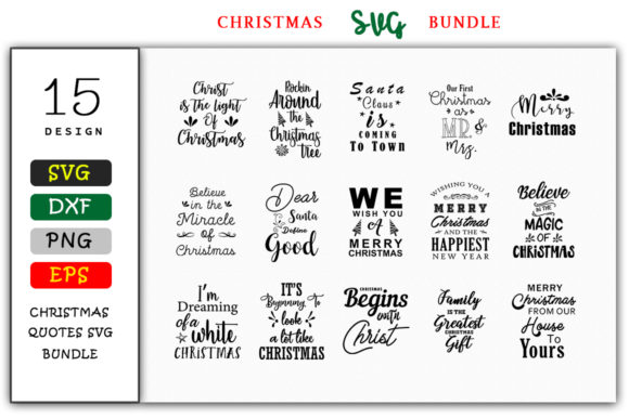 Download 15 Christmas Design Bundle - Christmas de Collection