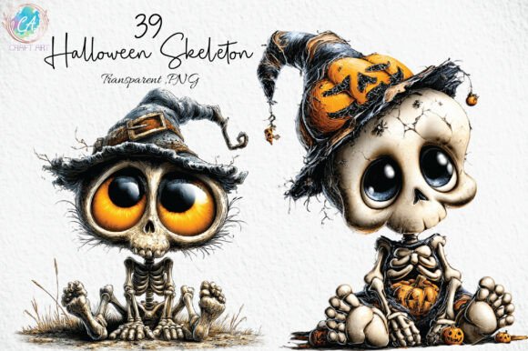 Download Halloween Skeleton Clipart PNG - Clipart Collection