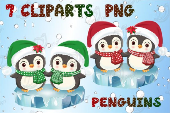 Download Cute Penguin Cliparts for Christmas - Clipart Collection