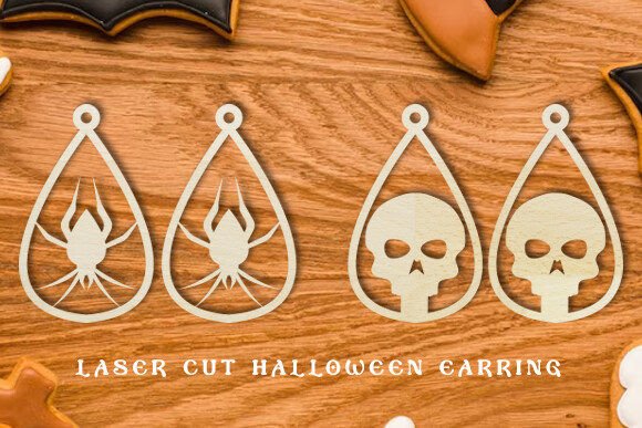 Download Laser Cut Halloween Earring Svg - Halloween earring Collection