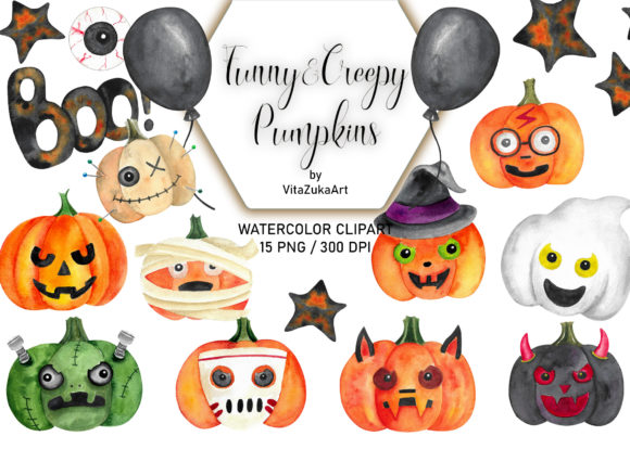 Download Funny Halloween Pumpkin Clipart - Clipart Collection