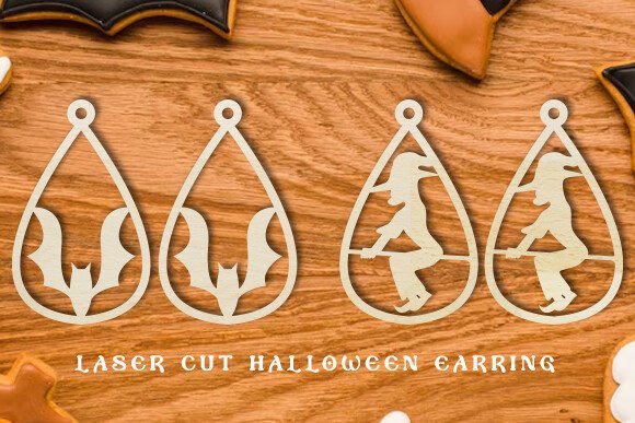 Download Laser Cut Halloween Earring Svg - Halloween earring Collection