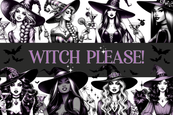 Download Witch Please Halloween Clipart Designs - Clipart Collection