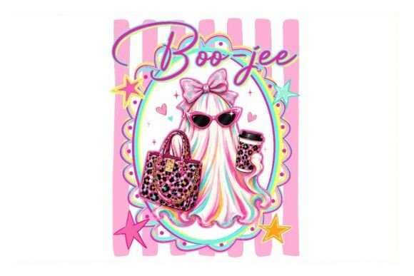 Download Boo-jee Halloween Ghost Clipart Design - Clipart Collection
