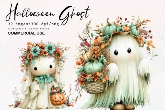 Download Whimsical Halloween Ghost Clipart - Clipart Collection